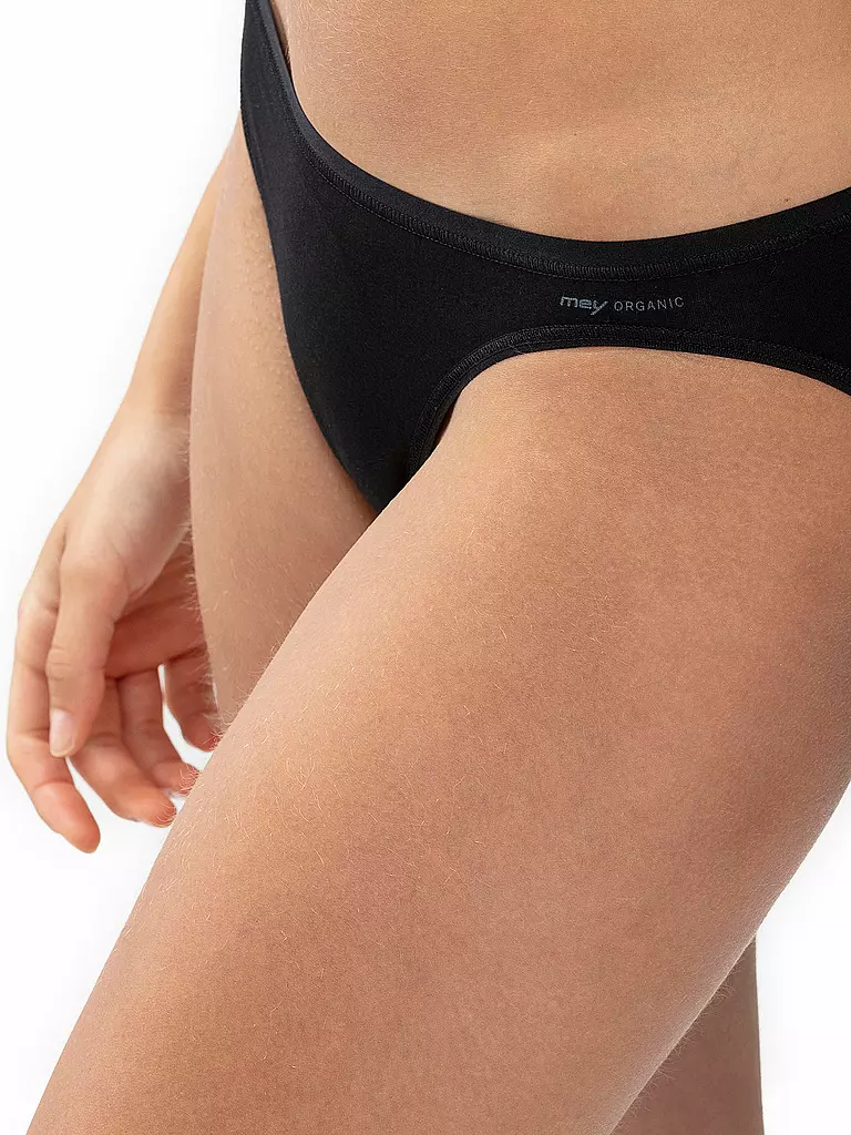 MEY | Mini slip SUPERFINE ORGANIC nero | 