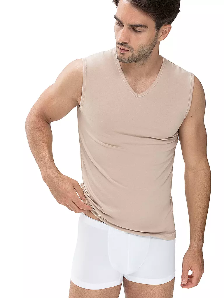 MEY | Muskel-Shirt DRY COTTON color carne chiara | 