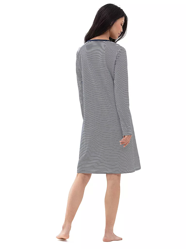 MEY | Nachthemd - Sleepshirt "Paula" (Night Blue) | Blu scuro