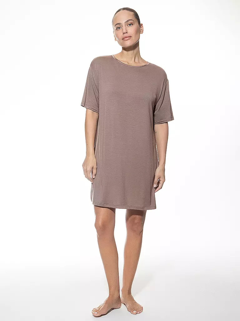 MEY | Nachthemd - Sleepshirt PURE CHIC | Marrone chiaro