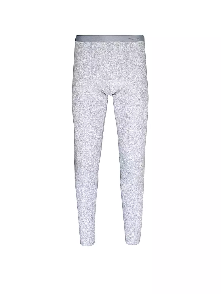 MEY | Pantalone lungo intimo grigio chiaro mélange | Grigio chiaro