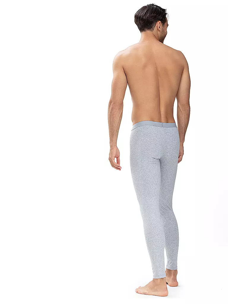 MEY | Pantalone lungo intimo grigio chiaro mélange | 