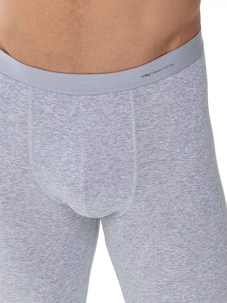 MEY | Pantalone lungo intimo grigio chiaro mélange | 