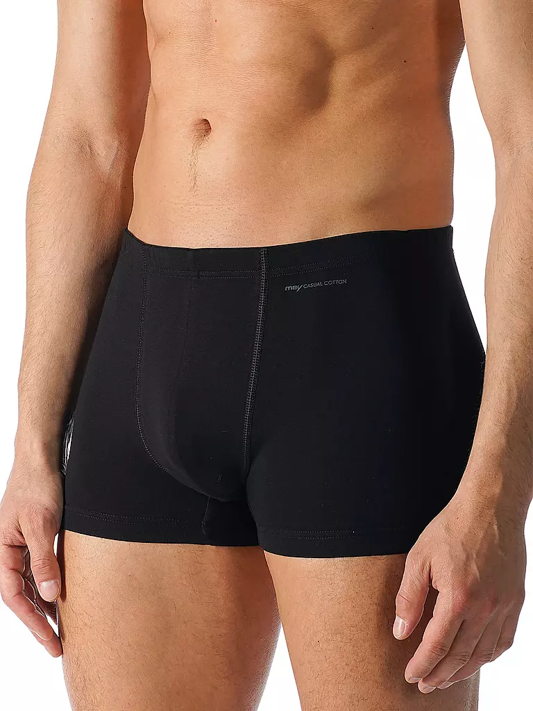 MEY | Pantaloni Casual in Cotone Neri | Nero