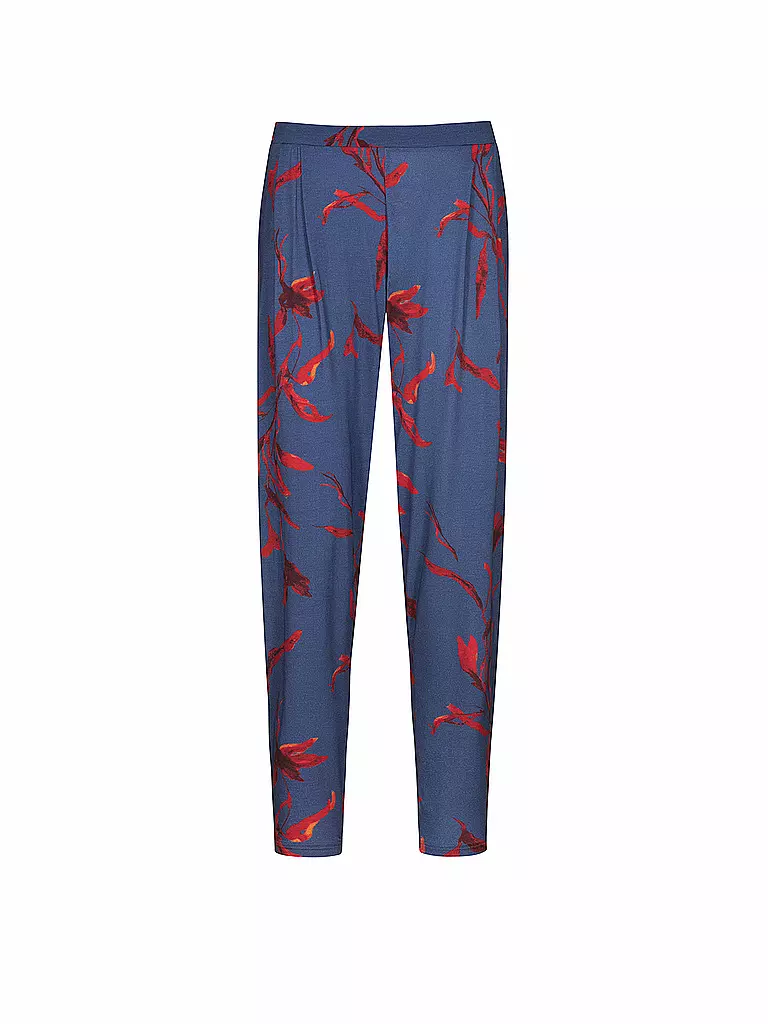 MEY | Pantaloni da pigiama 7/8 ROYAL GARDEN astral night | Blu