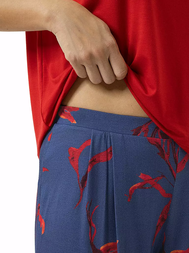 MEY | Pantaloni da pigiama 7/8 ROYAL GARDEN astral night | 