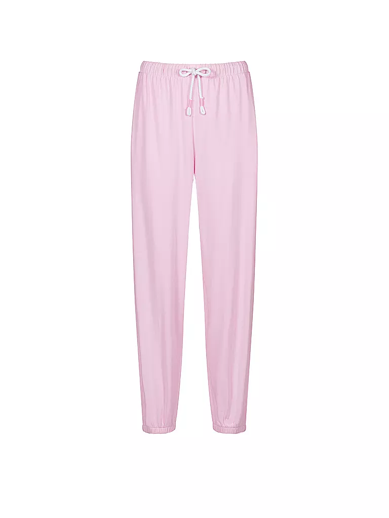 MEY | Pantaloni da pigiama 7/8 SOLID LOVE | Rosa