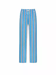 MEY | Pantaloni da pigiama CALMING STRIPES | Blu chiaro