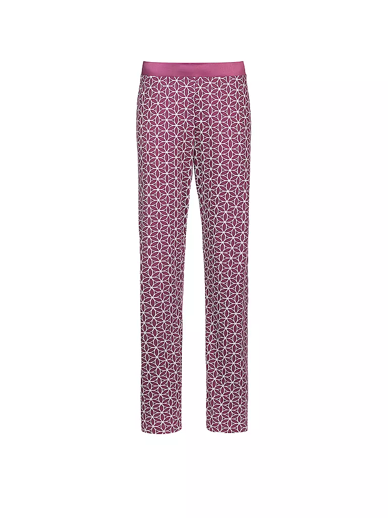 MEY | Pantaloni da pigiama MOSAIC | Rosso scuro