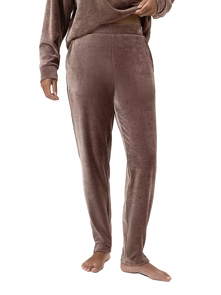 MEY | Pantaloni Loungewear VELVET DREAM | Marrone chiaro