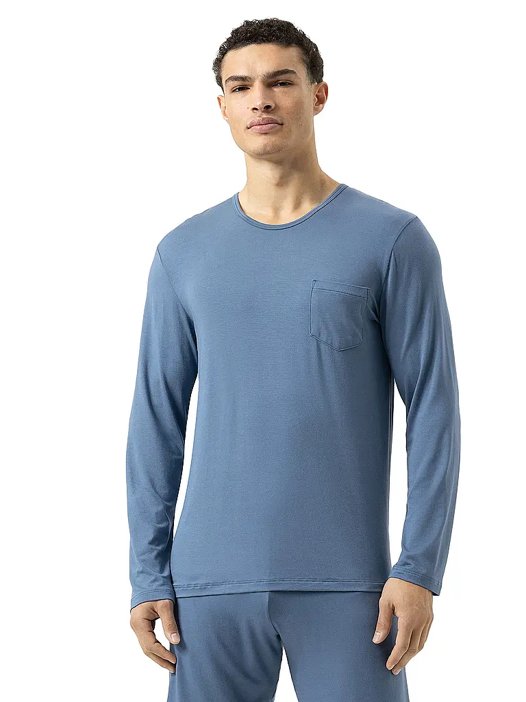 MEY | Pigiama Maglietta a maniche lunghe JEFFERSON galactic blue | Blu