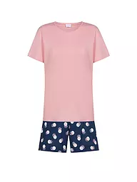 MEY | Pigiama SCRIBBLED DOTS | Blu scuro