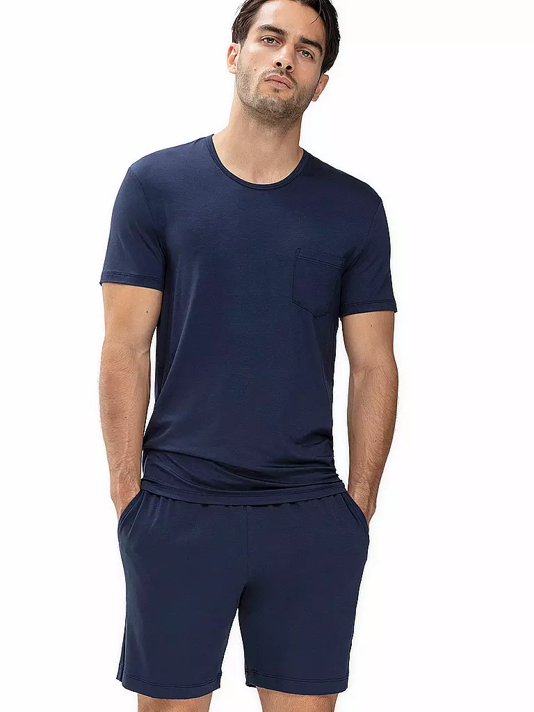 MEY | Pigiama T-Shirt JEFFERSON yacht blue | Blu scuro