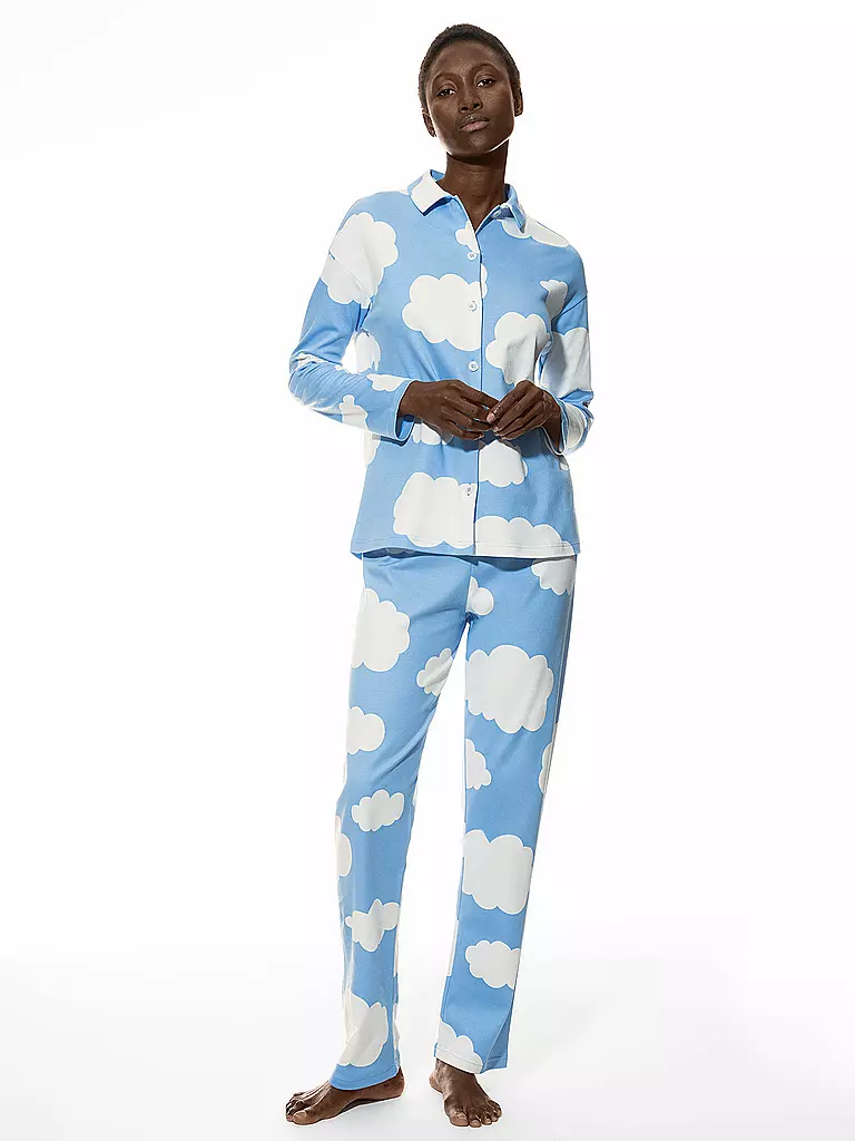 MEY | Pyjama CLOUDS | Blu chiaro