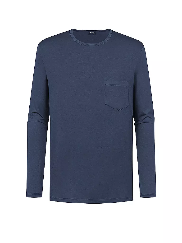 MEY | Pyjama Langarmshirt JEFFERSON fossil grey | Grigio