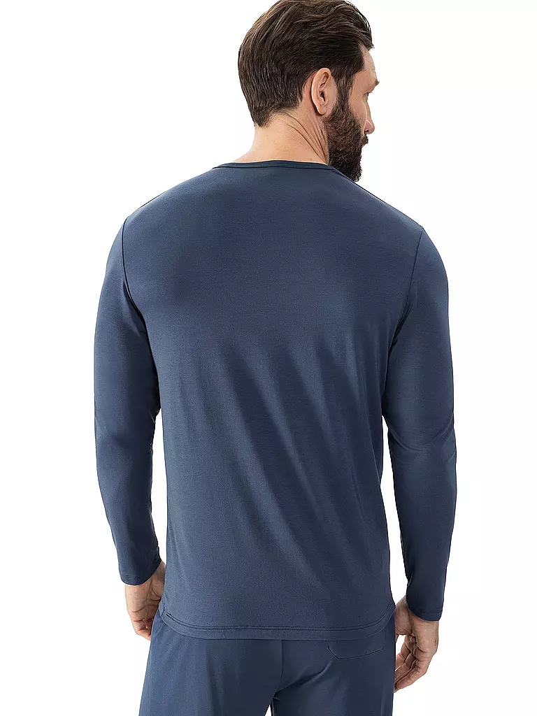 MEY | Pyjama Langarmshirt JEFFERSON fossil grey | Grigio