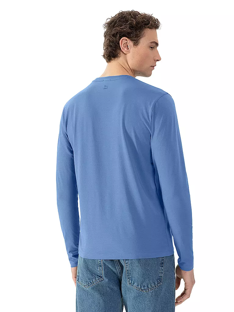 MEY | Pyjama Langarmshirt RELAX recent blue | Blu