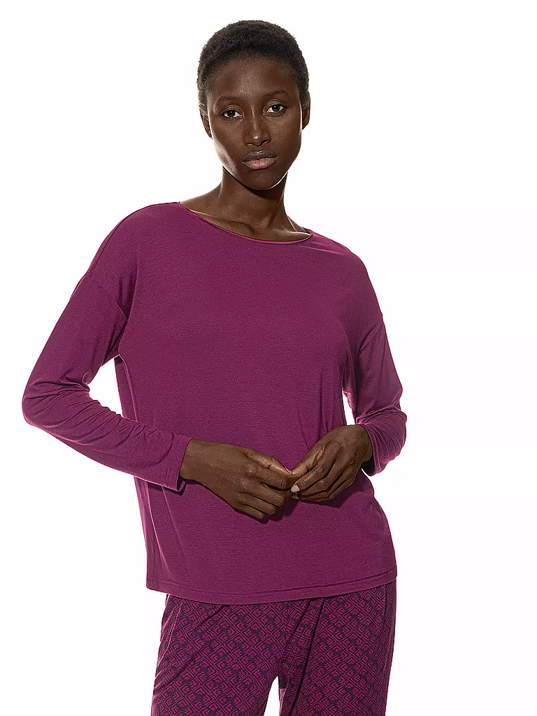 MEY | Pyjamashirt PURE CHIC barbados cherry | Bacca