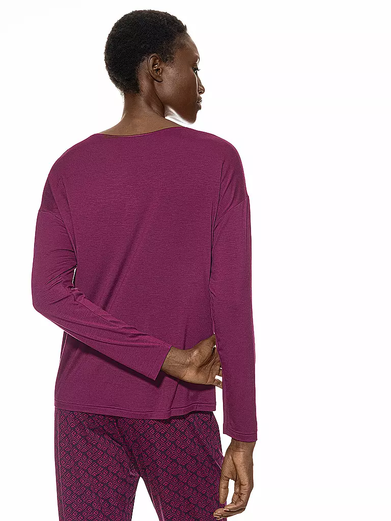 MEY | Pyjamashirt PURE CHIC barbados cherry | Bacca