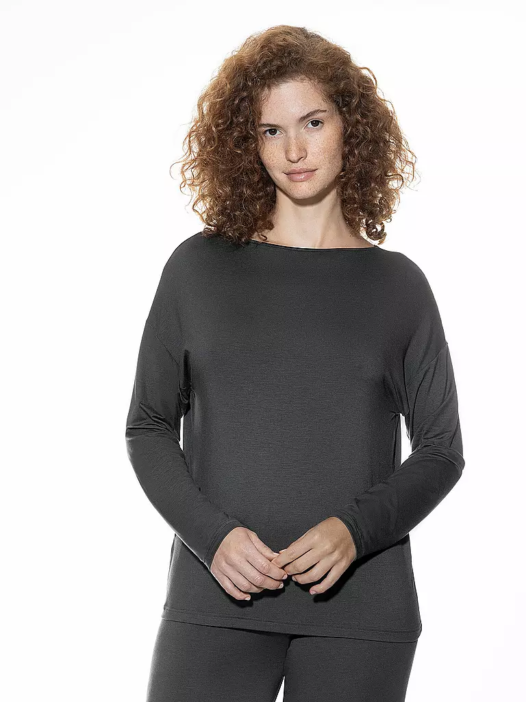 MEY | Pyjamashirt PURE CHIC thunder grey | Grigio