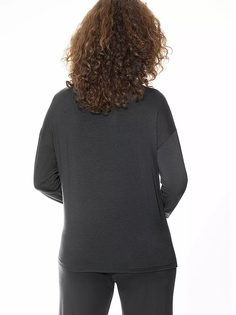MEY | Pyjamashirt PURE CHIC thunder grey | 