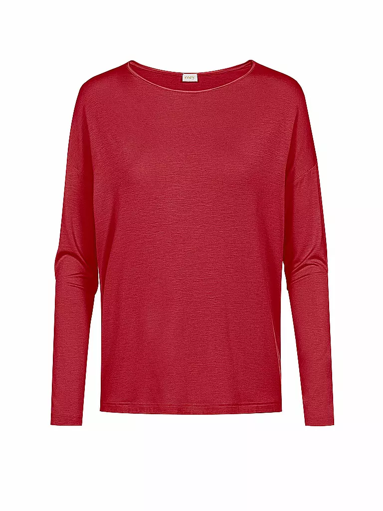 MEY | Pyjamashirt PURE CHIC | Rosso