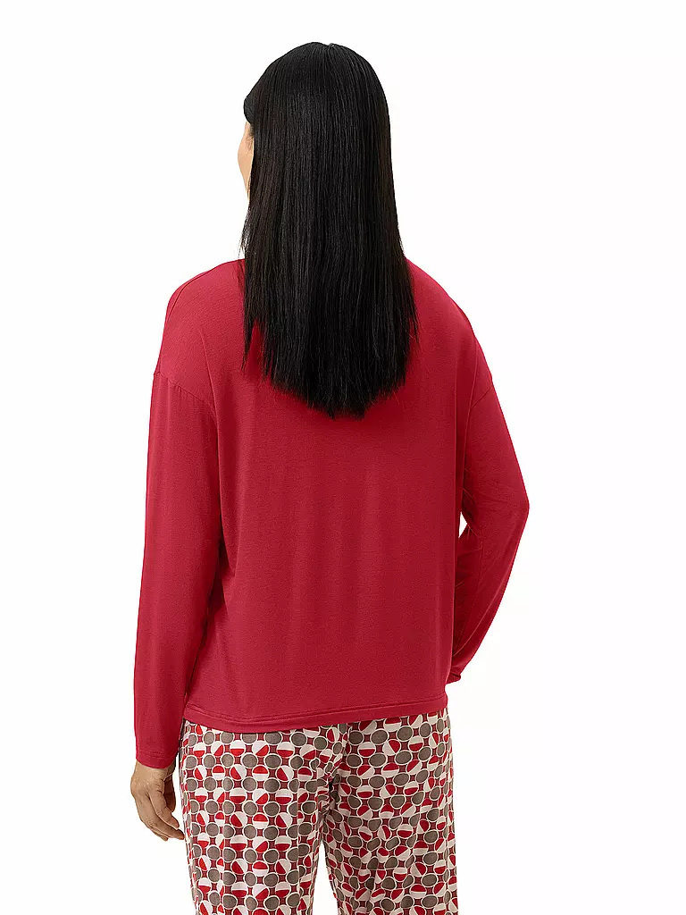 MEY | Pyjamashirt PURE CHIC | Rosso
