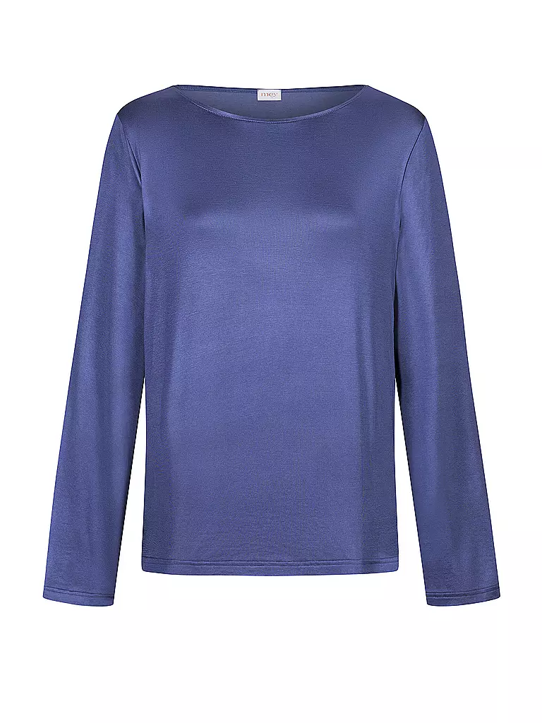 MEY | Pyjamashirt PURE SHINE astral night | Blu