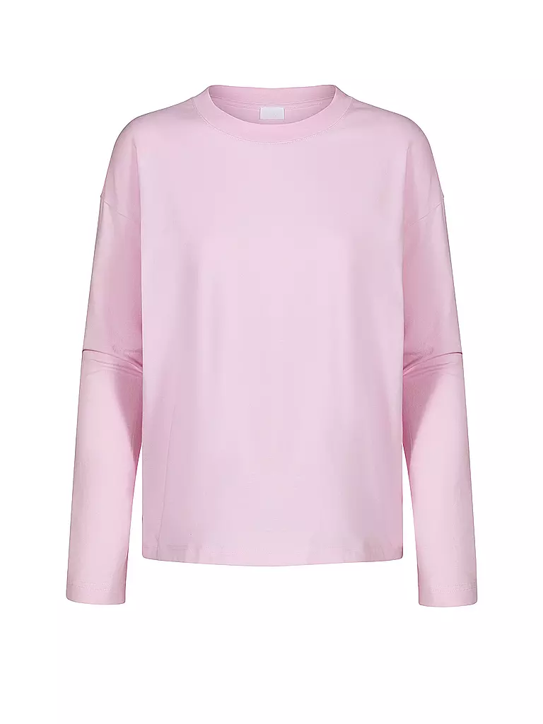 MEY | Pyjamashirt SOLID LOVE rosa tenue | Rosa