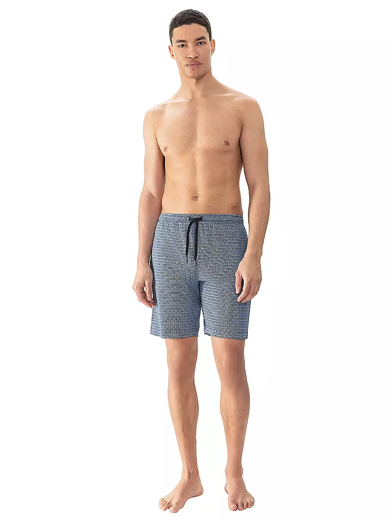 MEY | Pyjamashorts ROUND GEO | Blu