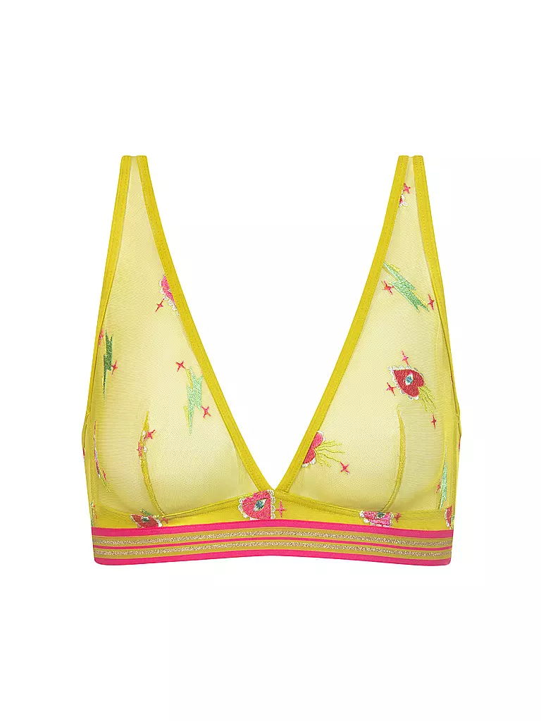 MEY | Reggiseno a triangolo POETRY FLASH isola tropicale | Giallo