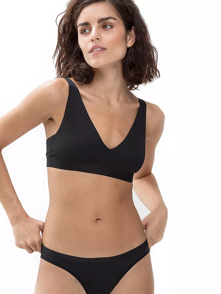 MEY | Reggiseno a triangolo senza ferretto MOOD nero | Nero