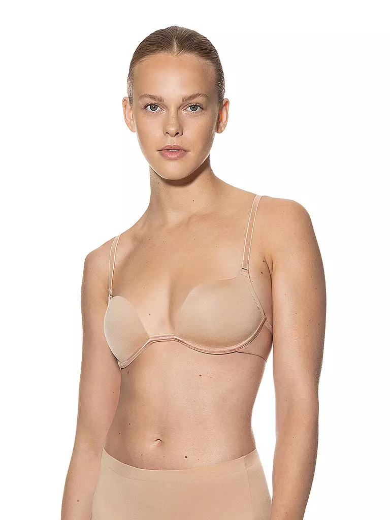 MEY | Reggiseno Bi Stretch MULTIWAY JOAN DEEP PULINGE color crema abbronzato | Beige