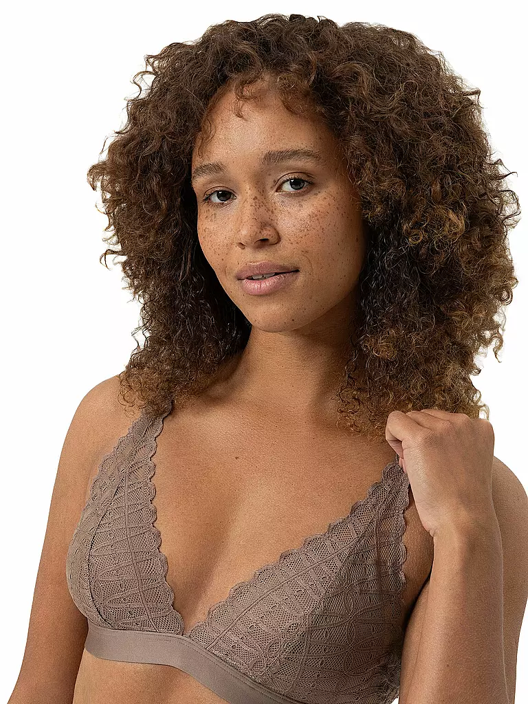 MEY | Reggiseno senza ferretto POETRY TEMPTATION milk n coffee | Marrone chiaro