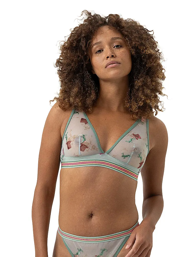 MEY | Reggiseno senza ferretto POETRY ZAP ZARAPP peat moss | Verde