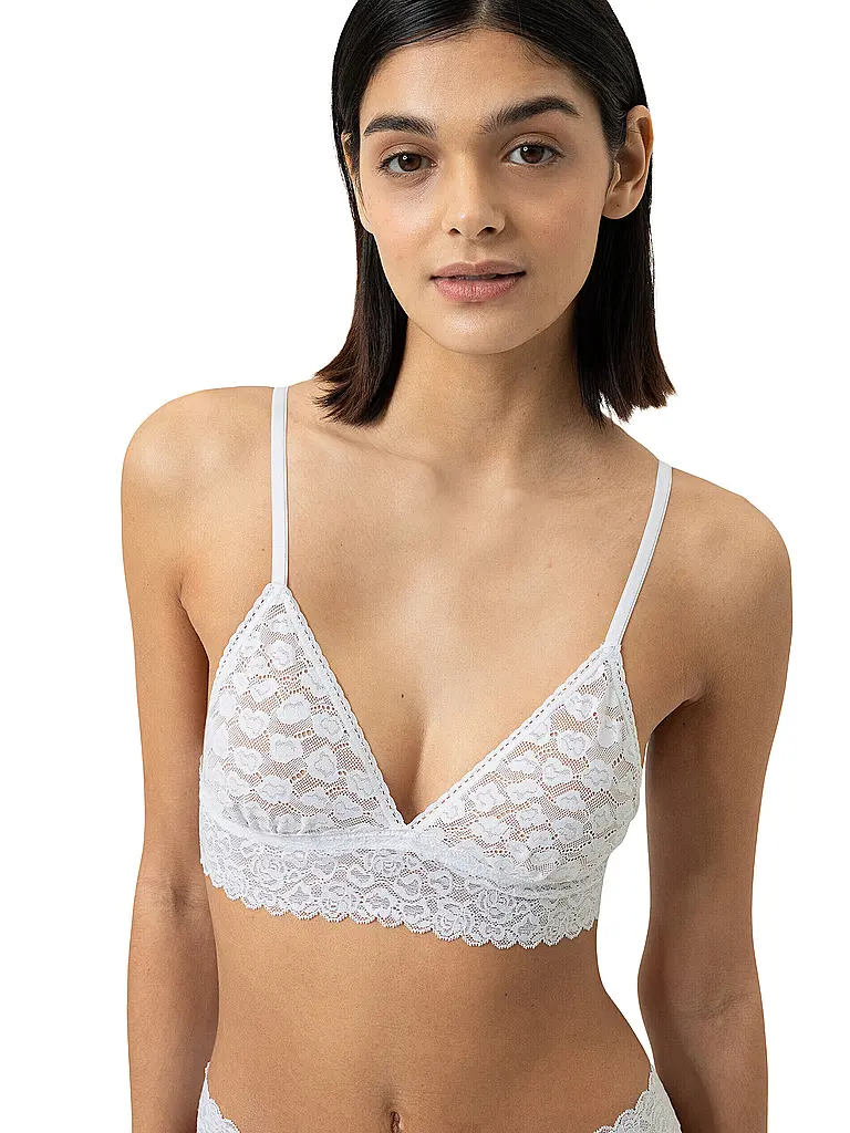 MEY | Reggiseno senza ferretto SAVAGE LACE bianco | 