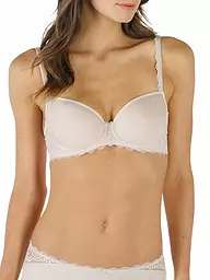 MEY | Reggiseno spacer halfcup Amorous nero | Beige
