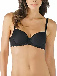 MEY | Reggiseno spacer halfcup Amorous nero | Nero