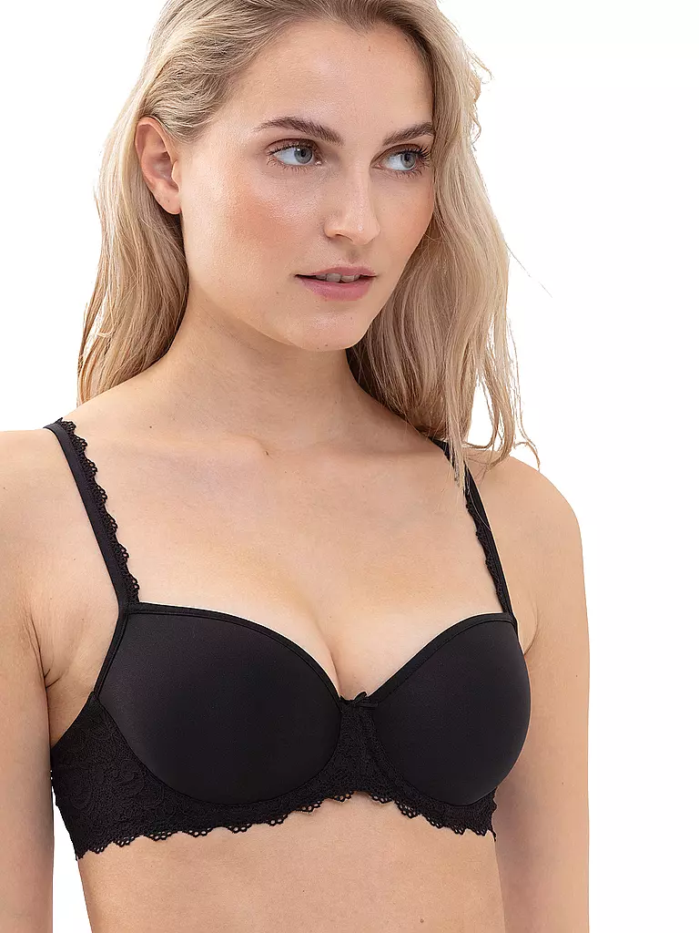 MEY | Reggiseno spacer halfcup Amorous nero | 