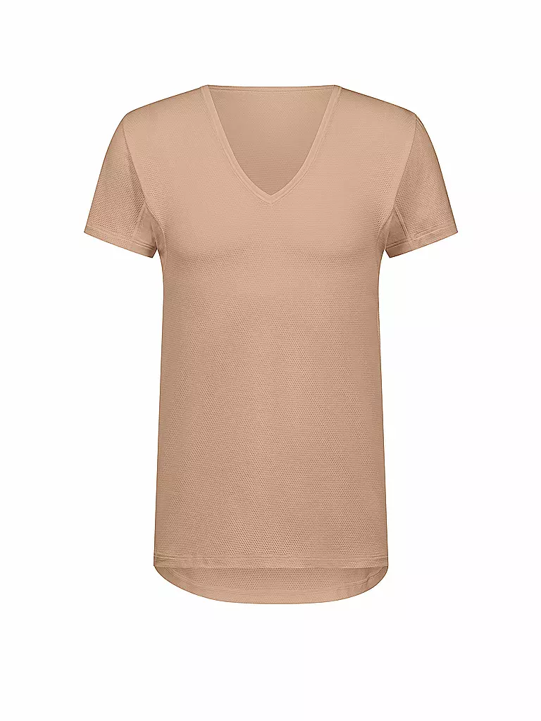 MEY | Shirt DRY COTTON BREEZE | Cammello