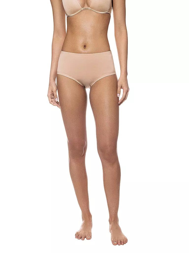 MEY | Slip a vita alta ILLUSION color crema abbronzato | Beige