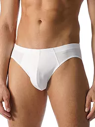 MEY | Slip CASUAL COTTON yacht blue | Bianco