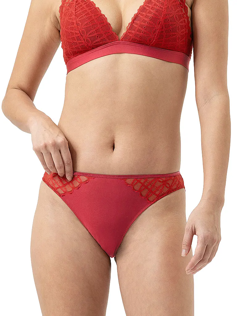 MEY | Slip POETRY TEMPTATION rosso gala | Rosso