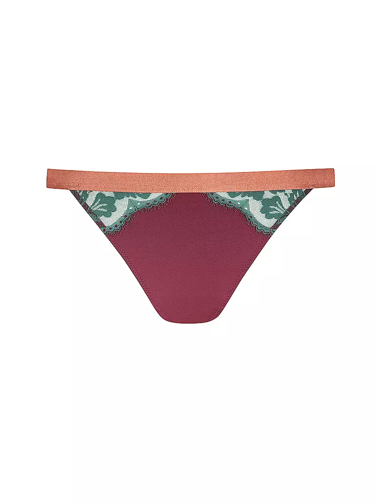 MEY | String POETRY VOGUE beau bordeaux | Rosso scuro