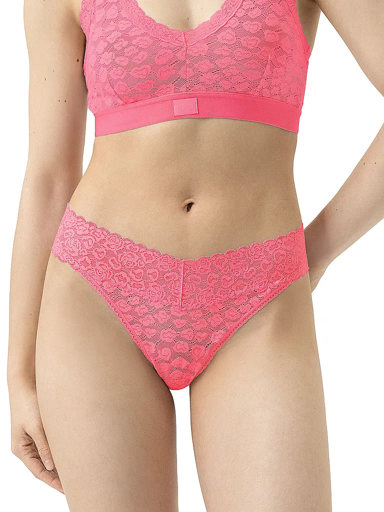 MEY | String SAVAGE LACE rosa paradiso | Rosa