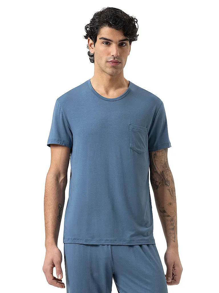 MEY | T-shirt da pigiama JEFFERSON blu galattico | Blu