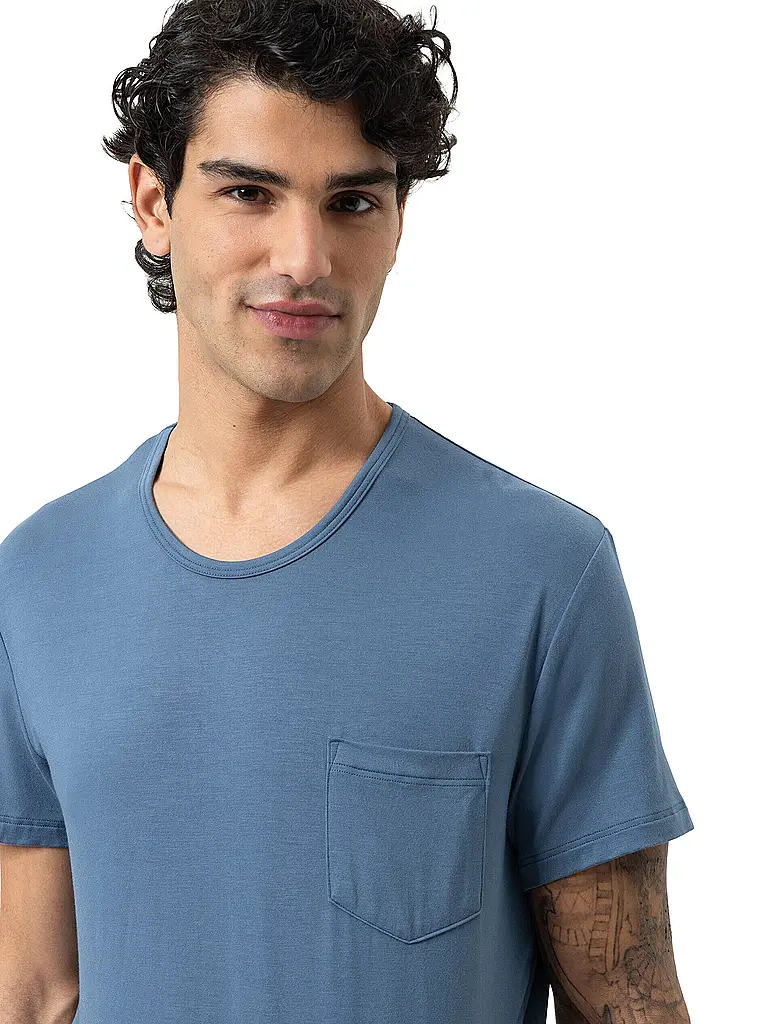 MEY | T-shirt da pigiama JEFFERSON blu galattico | 