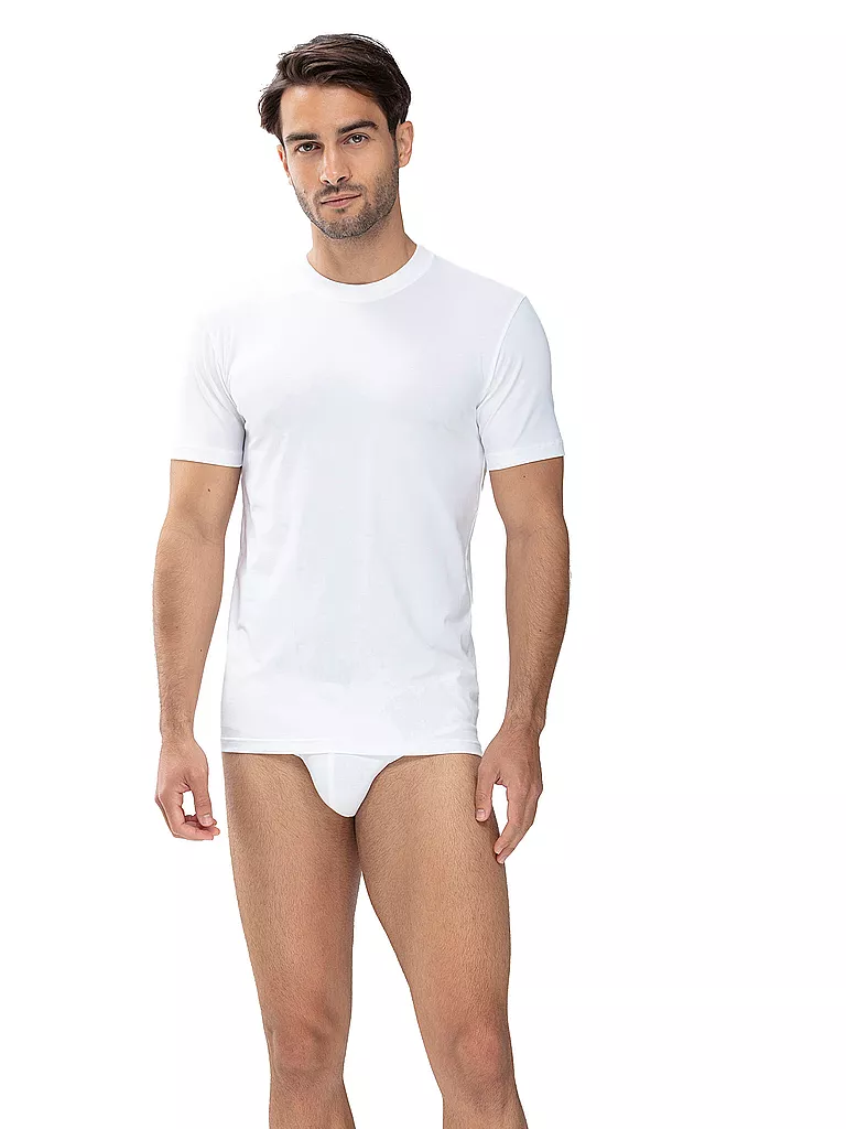 MEY | T-Shirt DRY COTTON bianco | Bianco