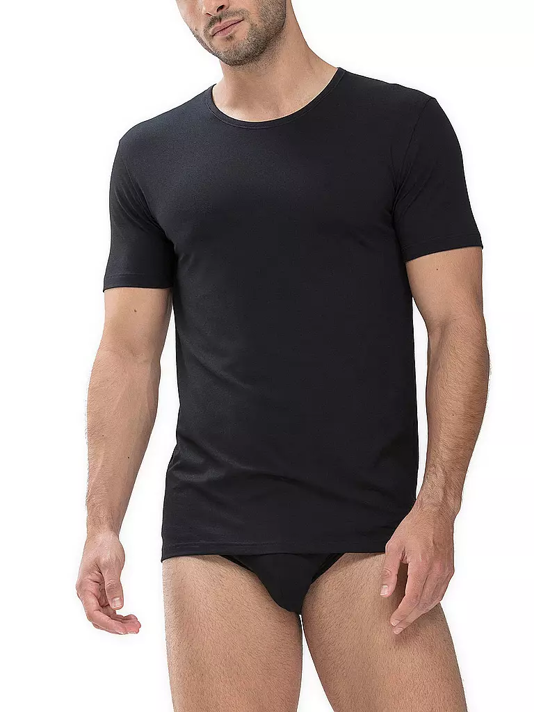 MEY | T-shirt DRY COTTON nero | Nero