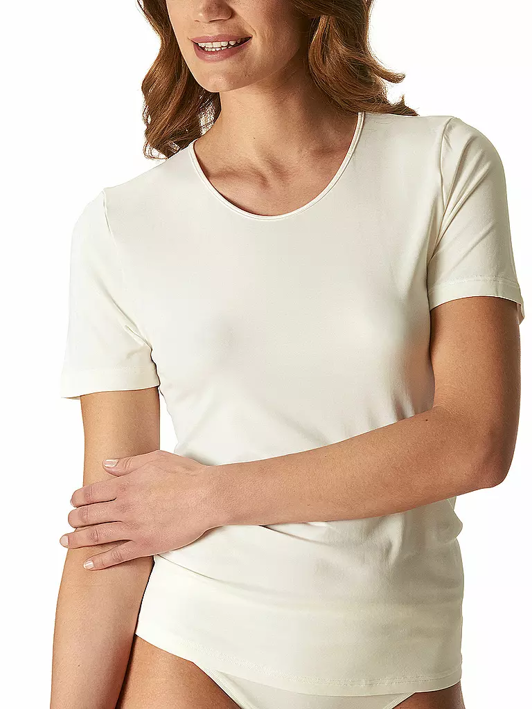 MEY | T-Shirt EMOTION champagne | Crema
